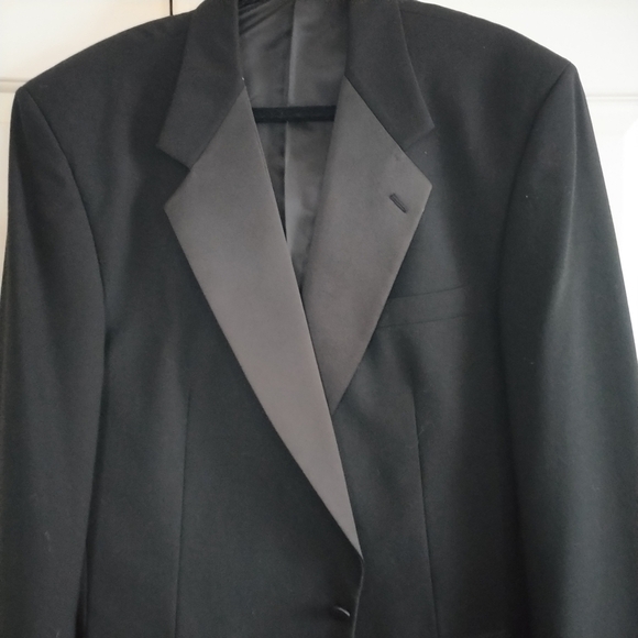 Neil Allyn Formal Collection Black Tuxedo Jacket Blazer 44XL - Picture 11 of 14